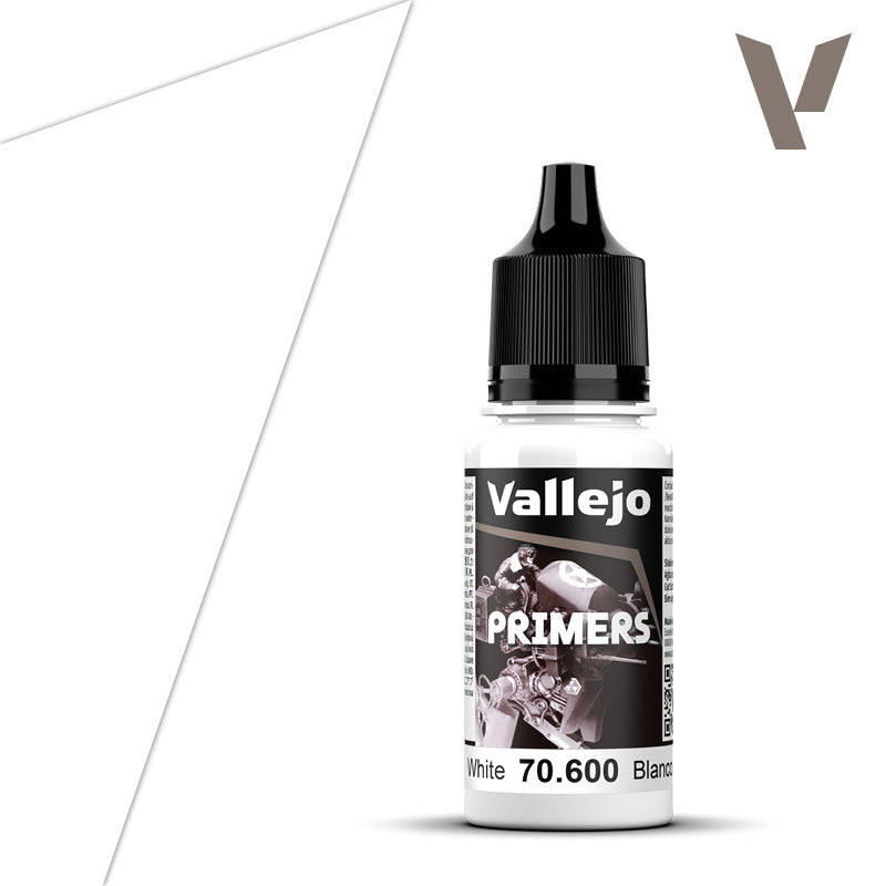 Vallejo Airbrush Primer- White (18ml)