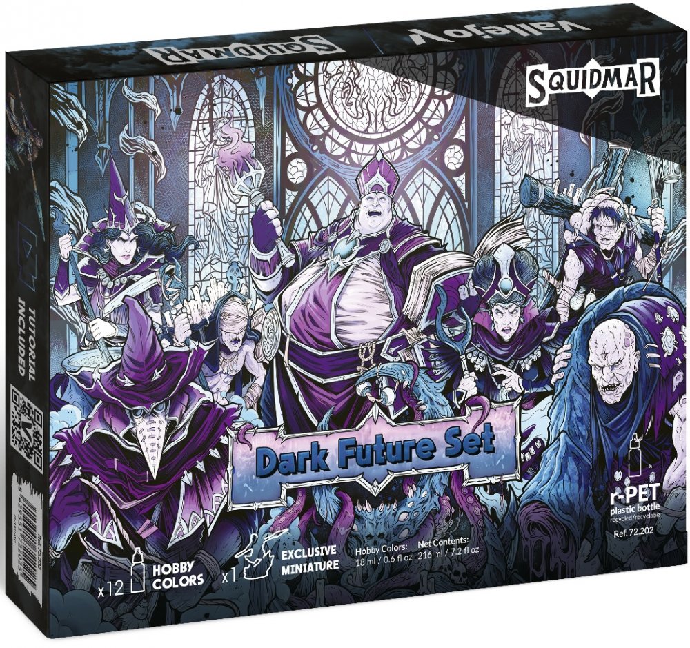Vallejo Squidmar Miniatures Dark Future Paint Set
