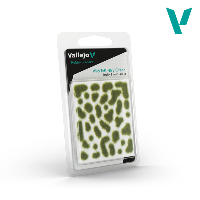 Wild Tuft Dry Green Medium 4mm Grass Tufts