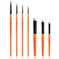 Master I: Kolinsky Sable & Goat Hair Miniature Paint Brush Set - 7pcs
