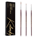 Master Ⅰ: Kolinsky Sable Miniature Paint Brush Set - 3pcs