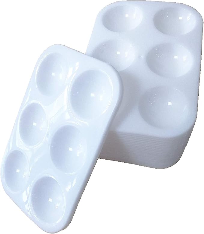 Plastic Well Palette (6pk)