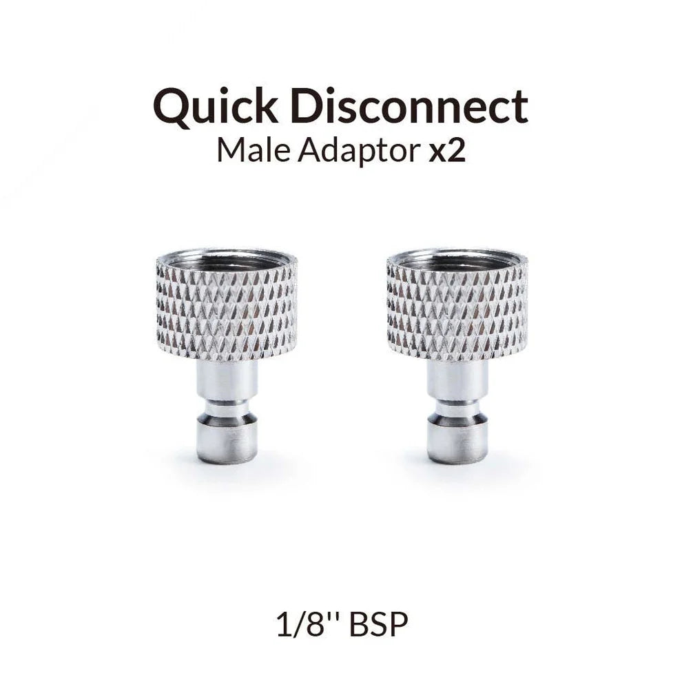 2 Pcs Airbrush Quick Male Adapter