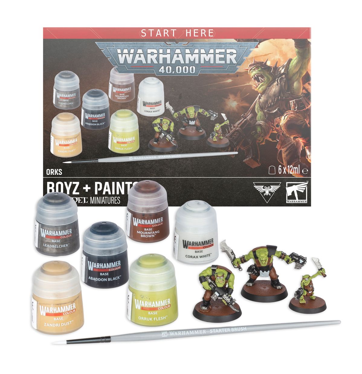 Orks: Boyz and Paints Set (11th Edition)