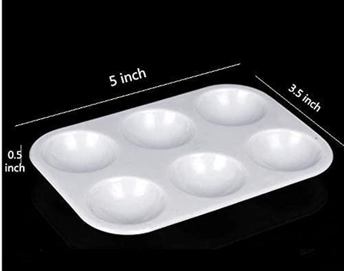 Plastic Well Palette (6pk)