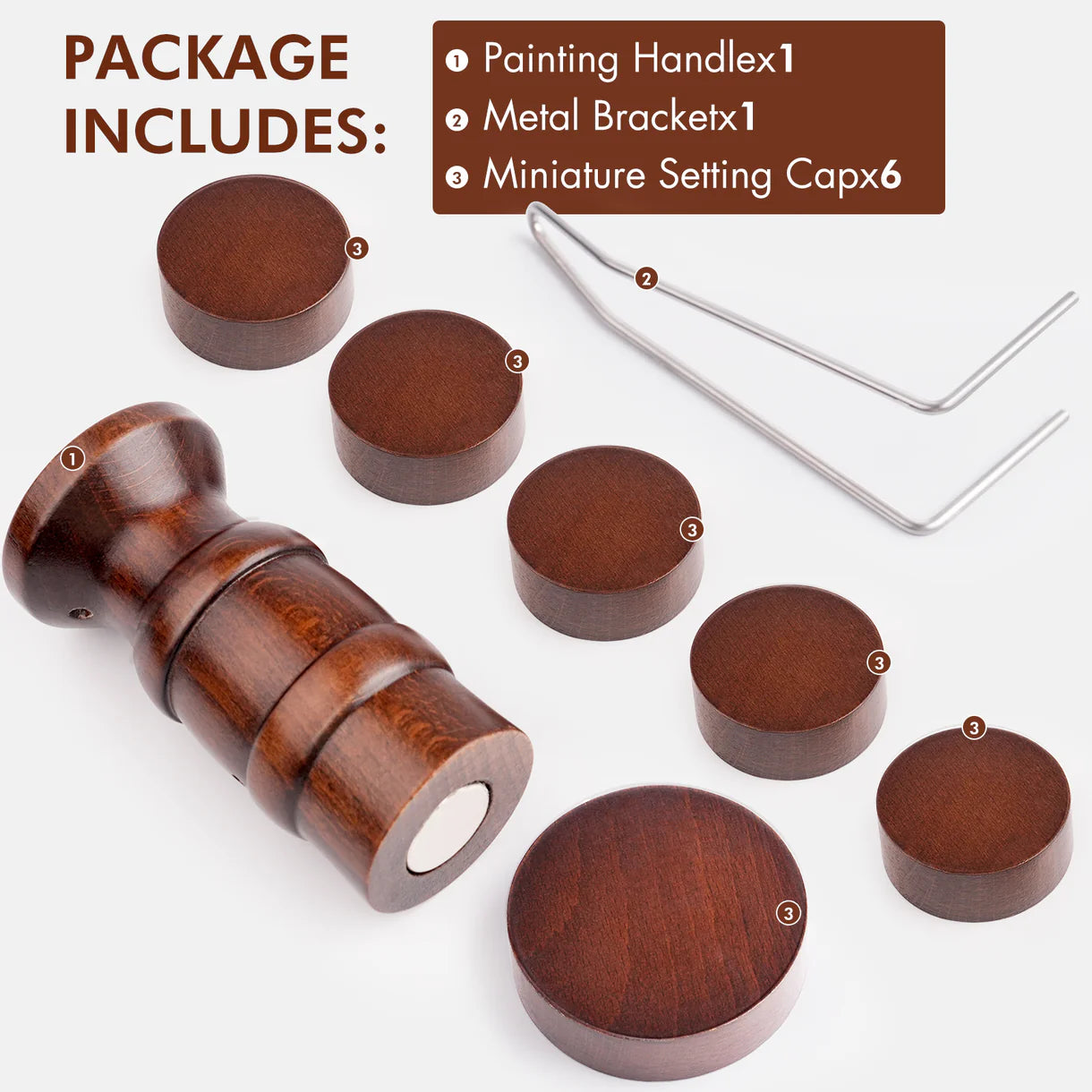 Golden Maple Painting Handle