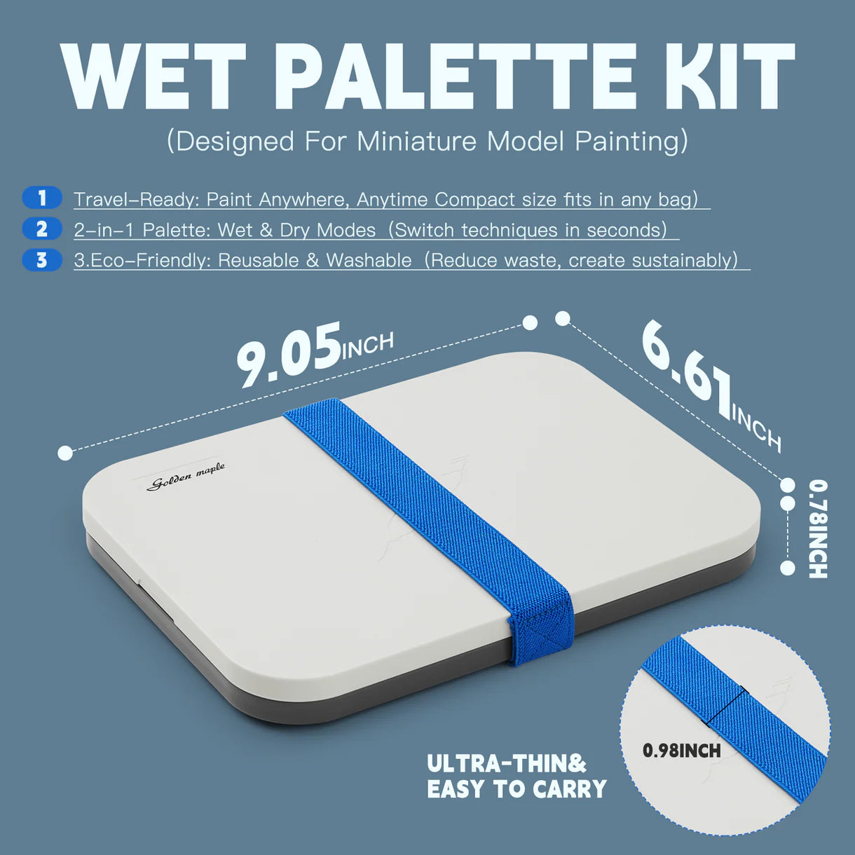 2 in 1 Wet & Dry Palette