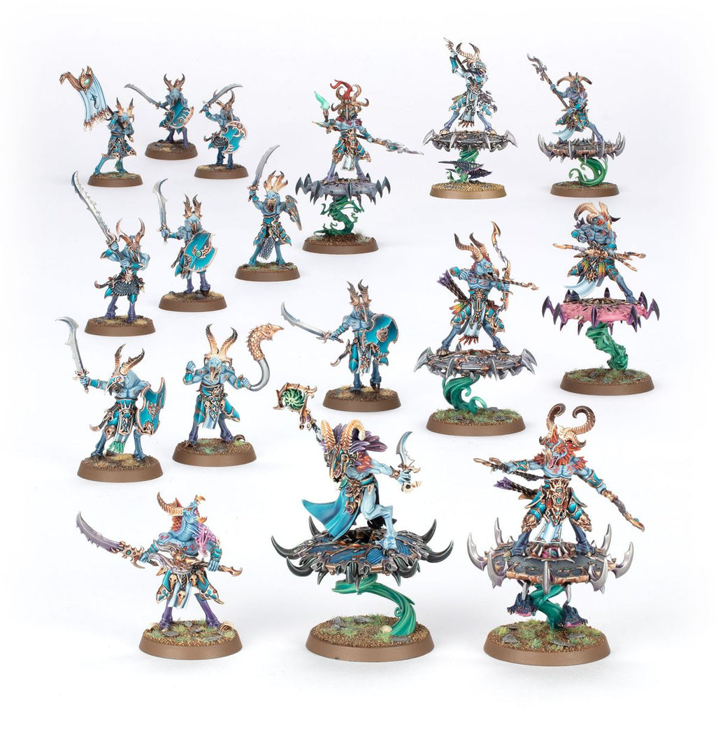 Spearhead: Disciples of Tzeentch – Tzaangor Warflock