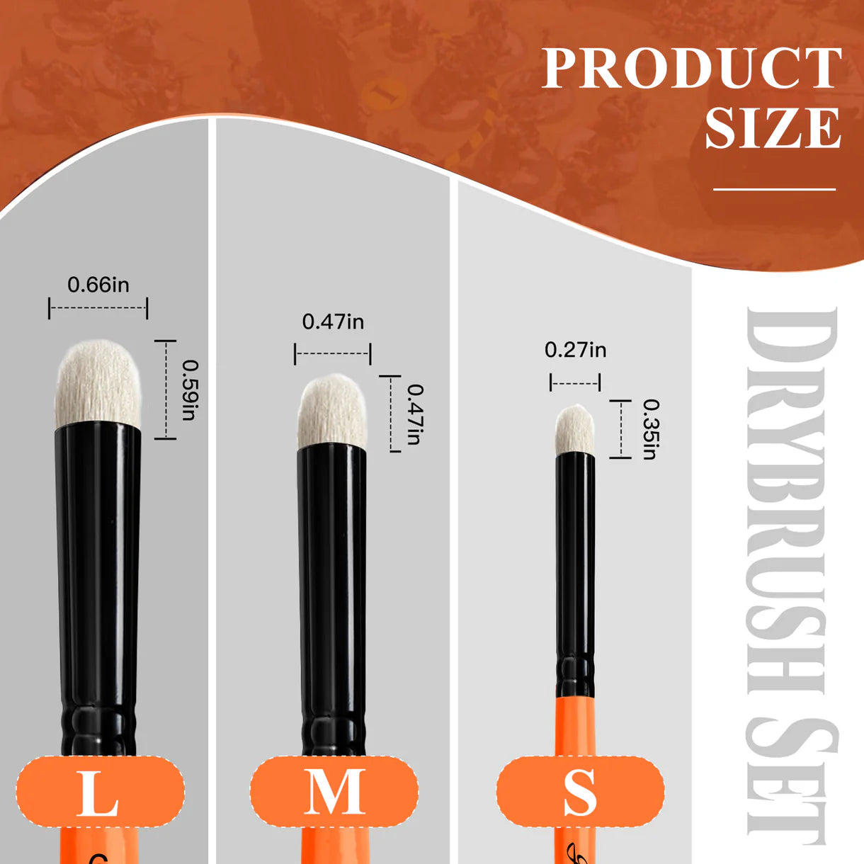 Master I: Kolinsky Sable & Goat Hair Miniature Paint Brush Set - 7pcs