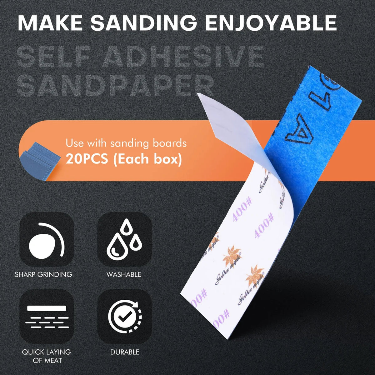 Self-Adhesive Sandpaper Set