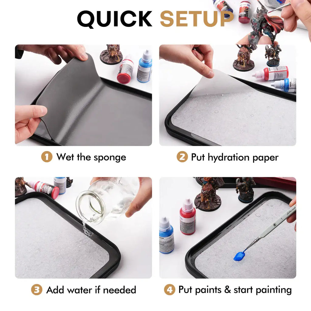 Hydration Paper Sheets for Wet Palette (50 pack)
