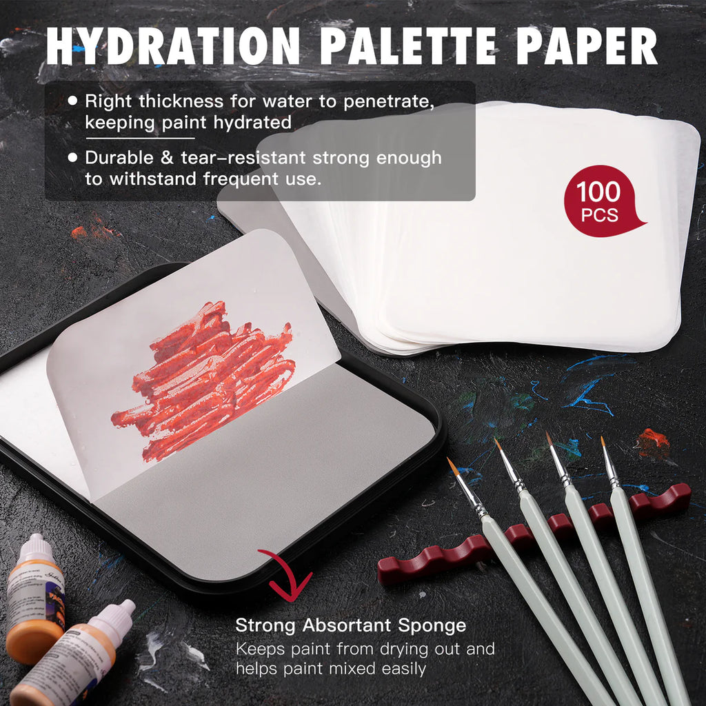 Golden maple 3 Level 2 in 1 Wet & Dry Palette