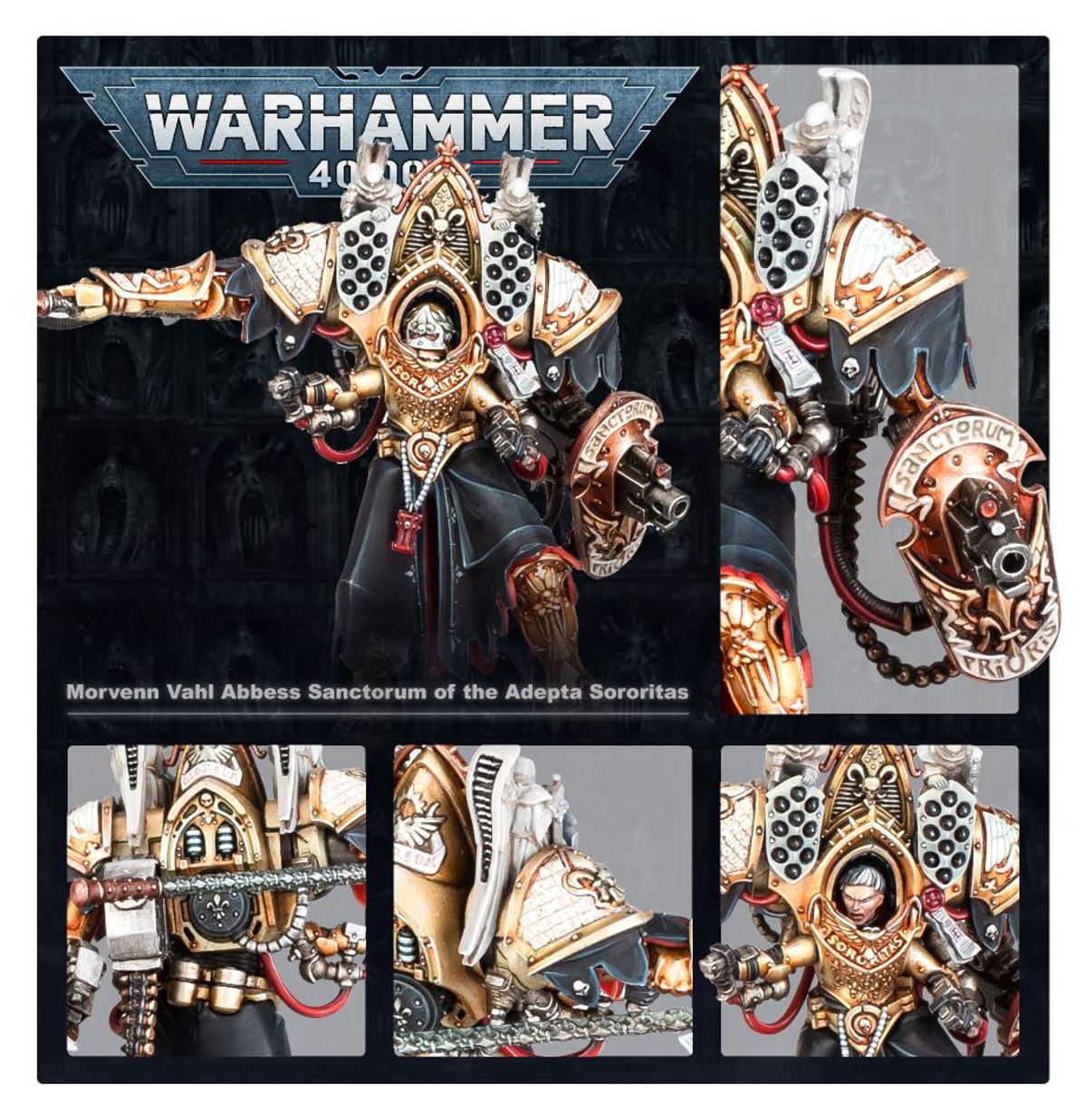 Morvenn Vahl, Abbess Sanctorum of the Adepta Sororitas