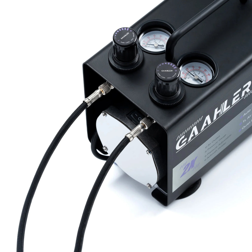 Airbrush Air Compressor GT-918 (Dual Drive Series)