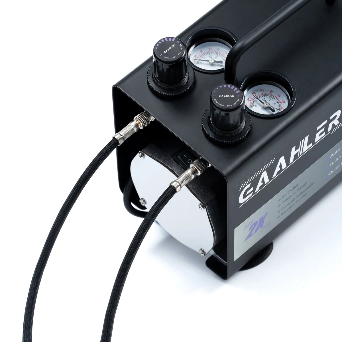 Airbrush Air Compressor GT-918 (Dual Drive Series)
