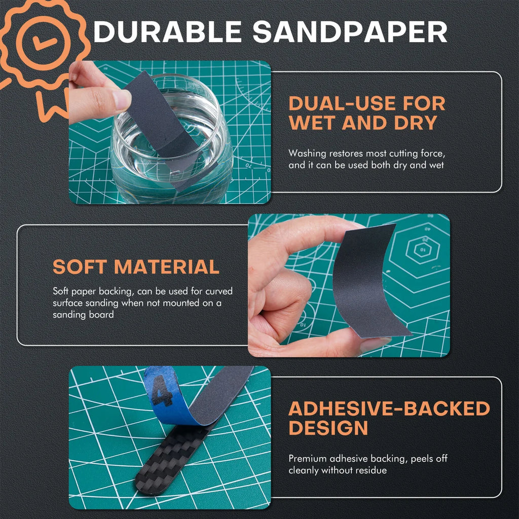 Self-Adhesive Sandpaper Set