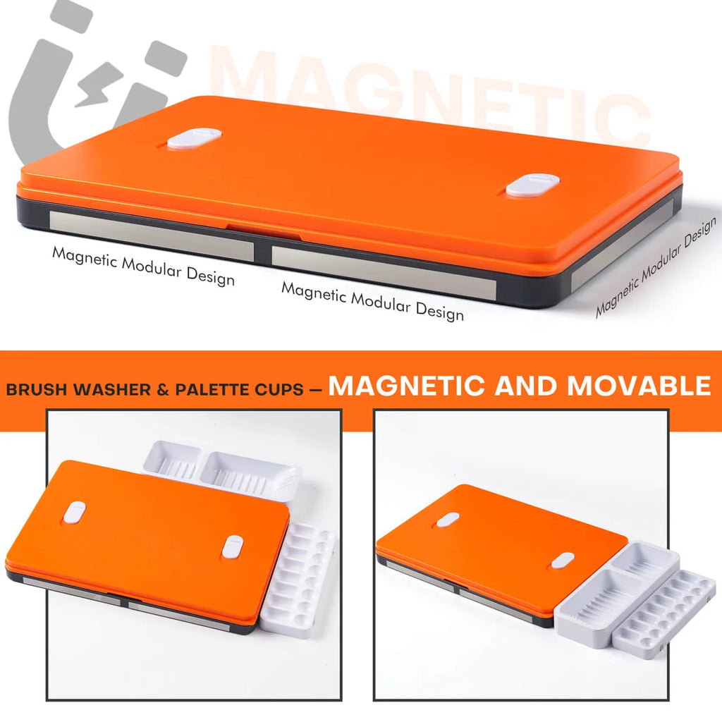 3-in-1 Extra-Large Wet Palette Kit Magnetic & Ventilated