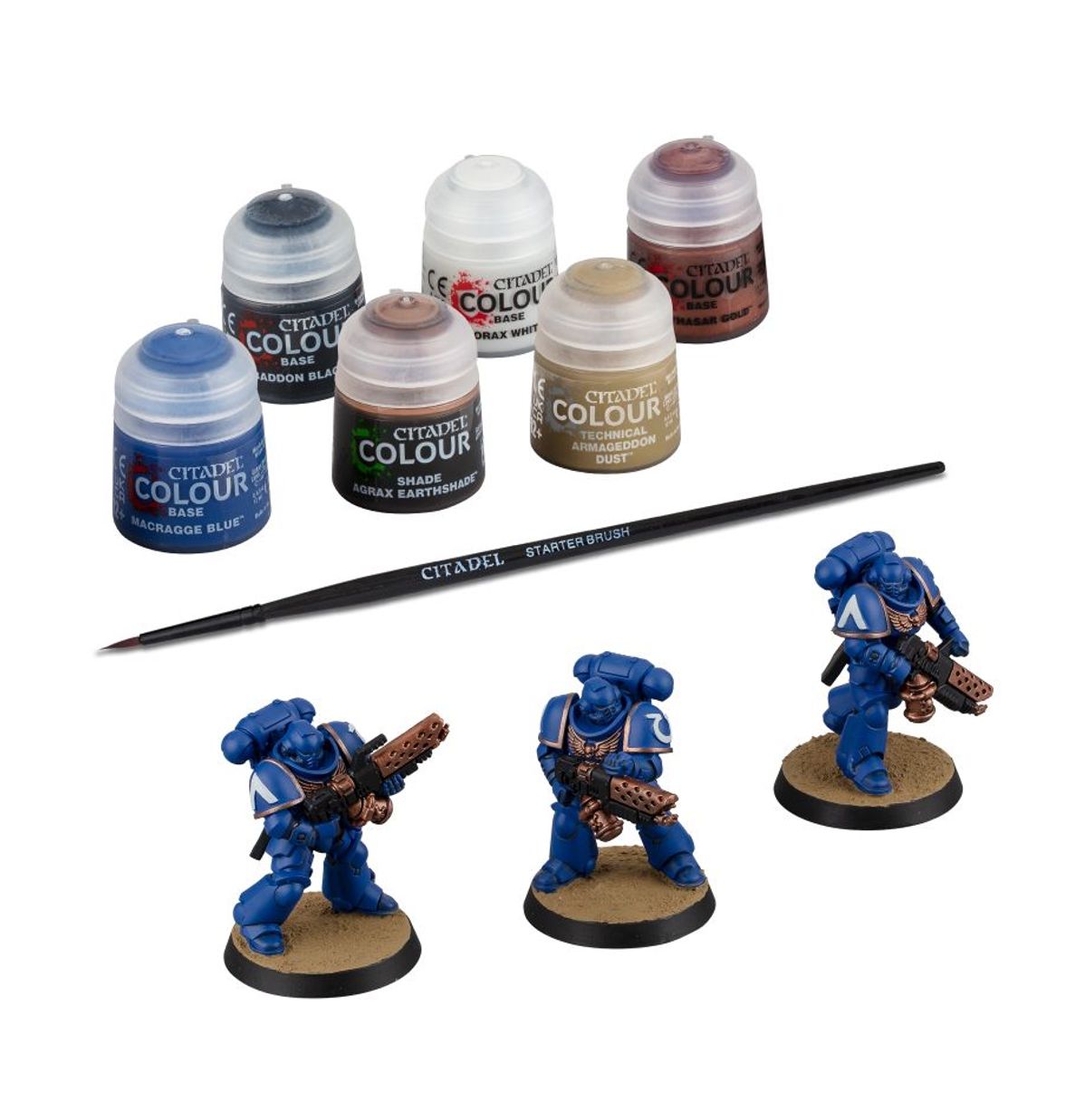Warhammer 40K Space Marines Paint+Model set