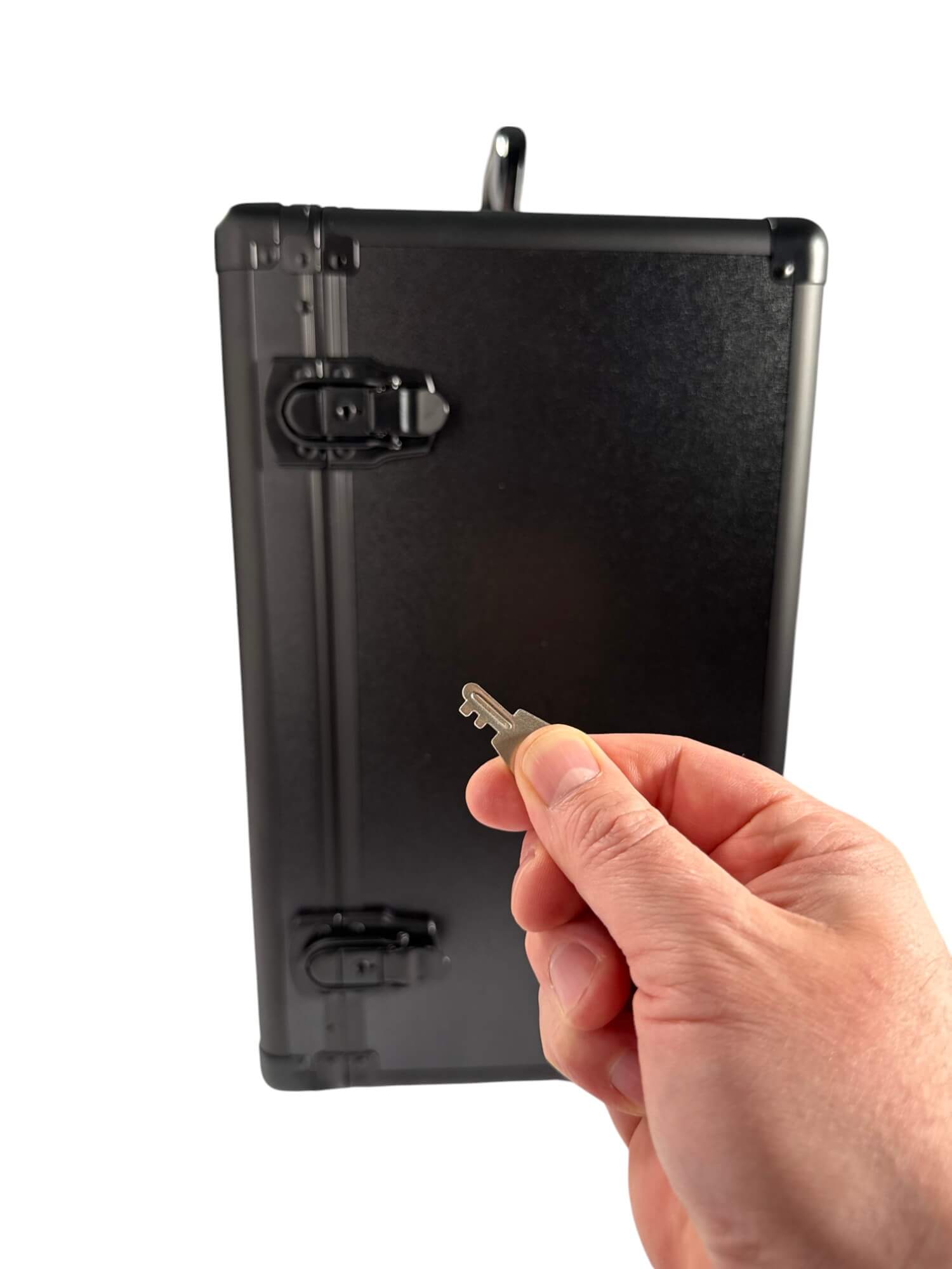 EVORETRO Aluminum Miniatures Display Case with 5 Magnetic Trays