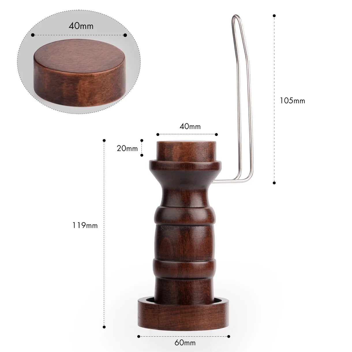 Golden Maple Painting Handle