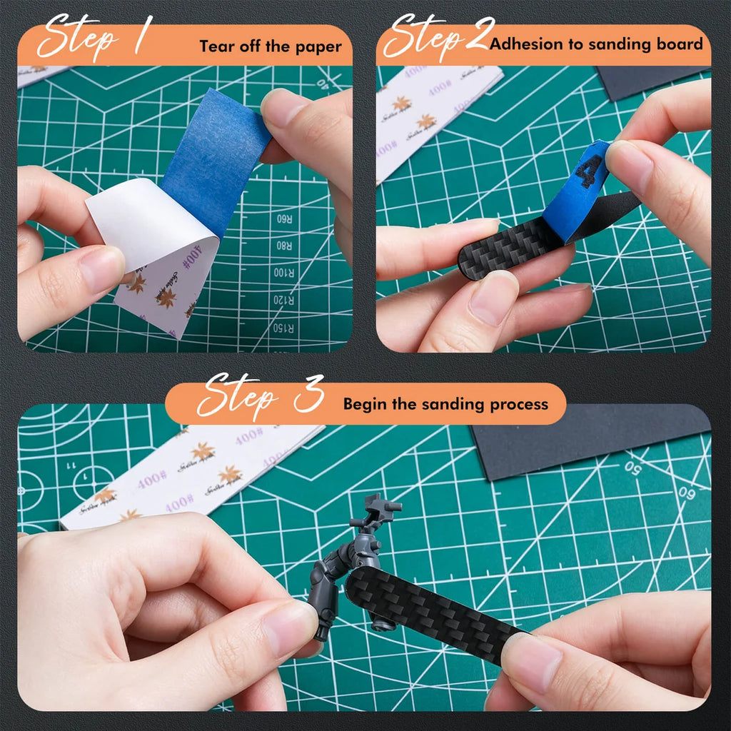Self-Adhesive Sandpaper Set