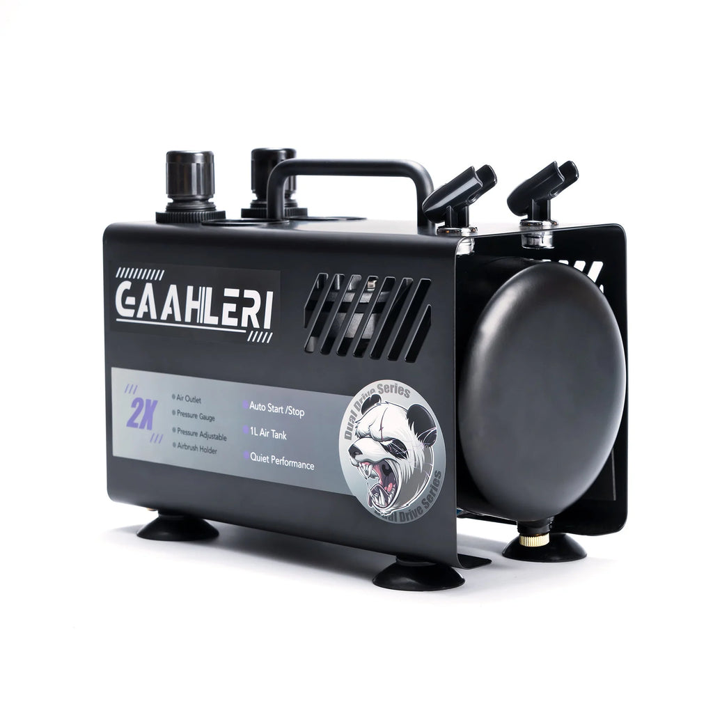 Airbrush Air Compressor GT-918 (Dual Drive Series)
