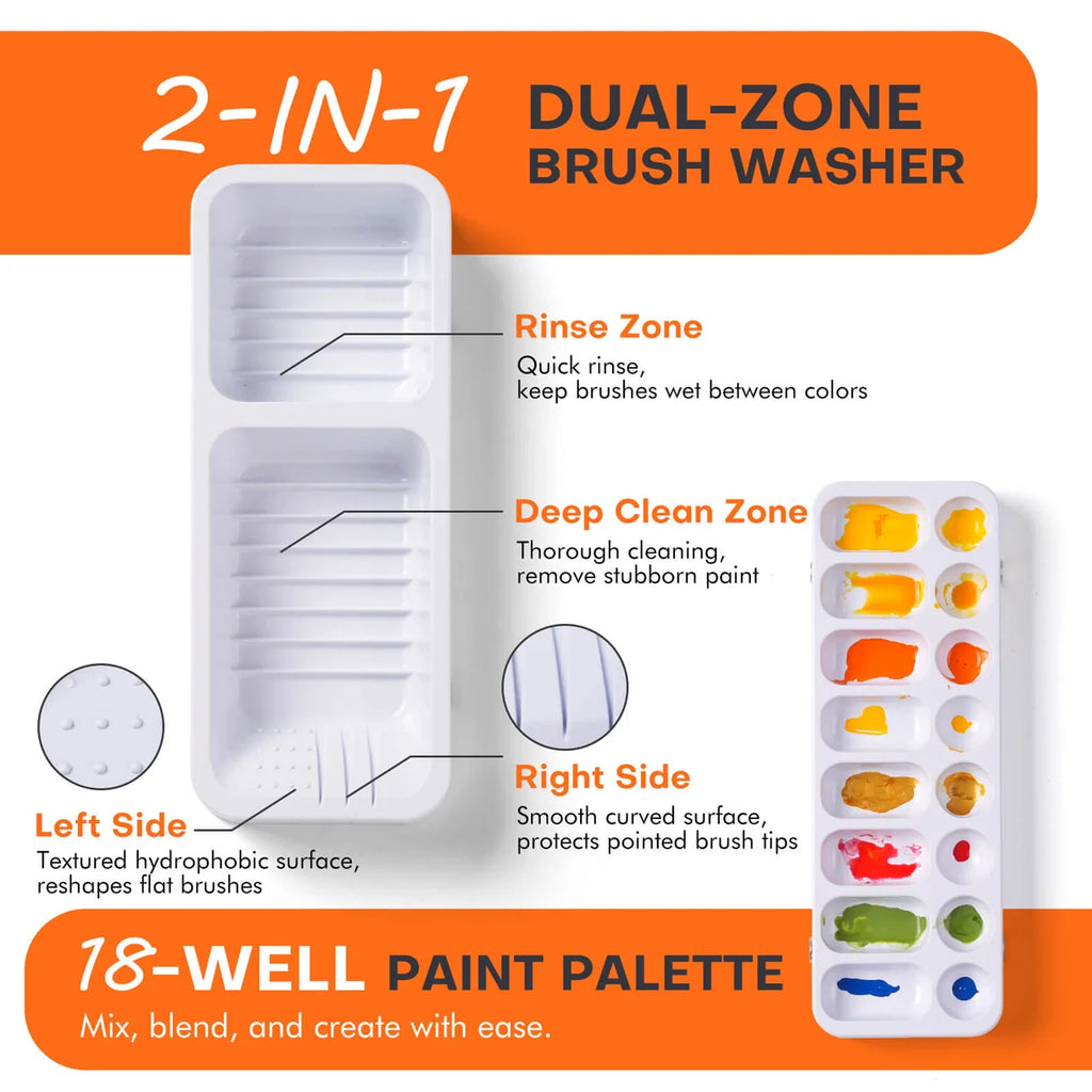 3-in-1 Extra-Large Wet Palette Kit Magnetic & Ventilated