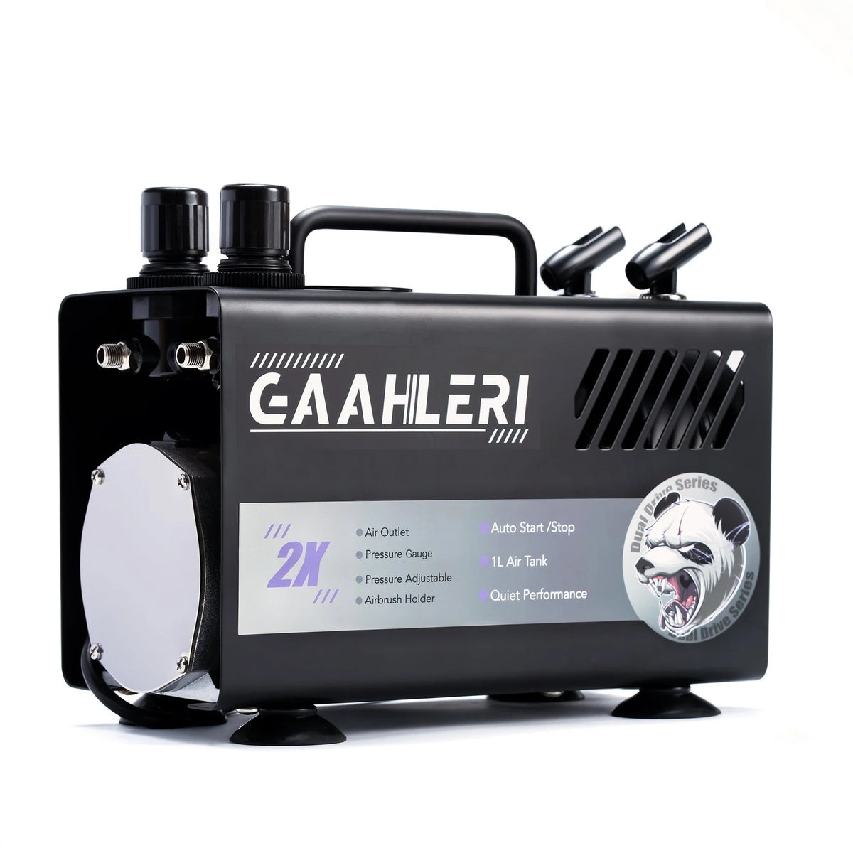Airbrush Air Compressor GT-918 (Dual Drive Series)