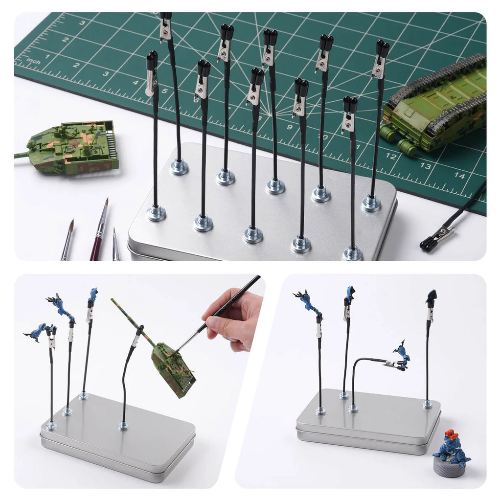 Magnetic Bendable Alligator Clip Sticks Set - 30 PCS