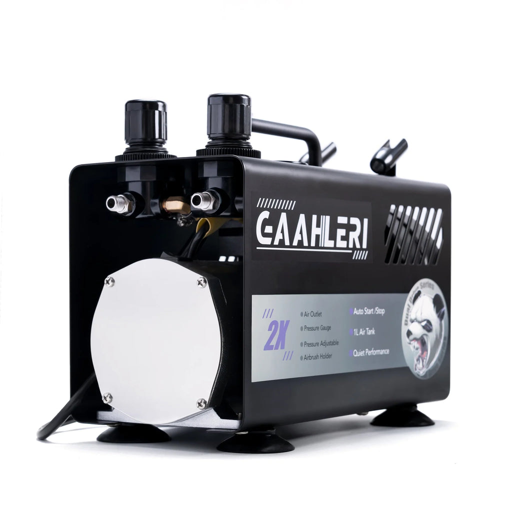 Airbrush Air Compressor GT-918 (Dual Drive Series)