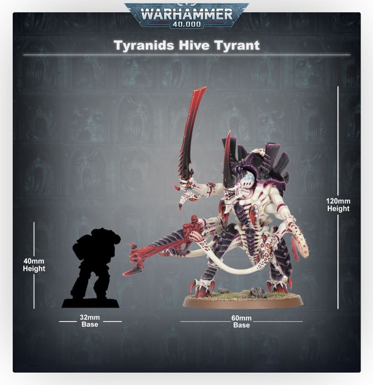 Tyranids: Hive Tyrant-Winged Hive Tyrant-Swarmlord – The Northern