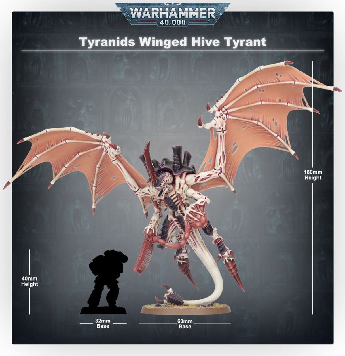 Tyranids: Hive Tyrant-Winged Hive Tyrant-Swarmlord