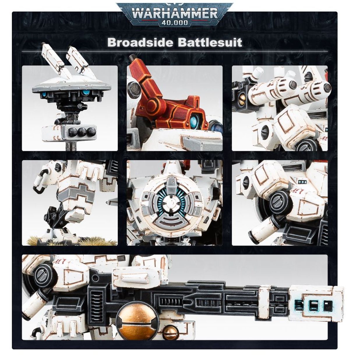 T'au Empire: XV88 Broadside Battlesuits