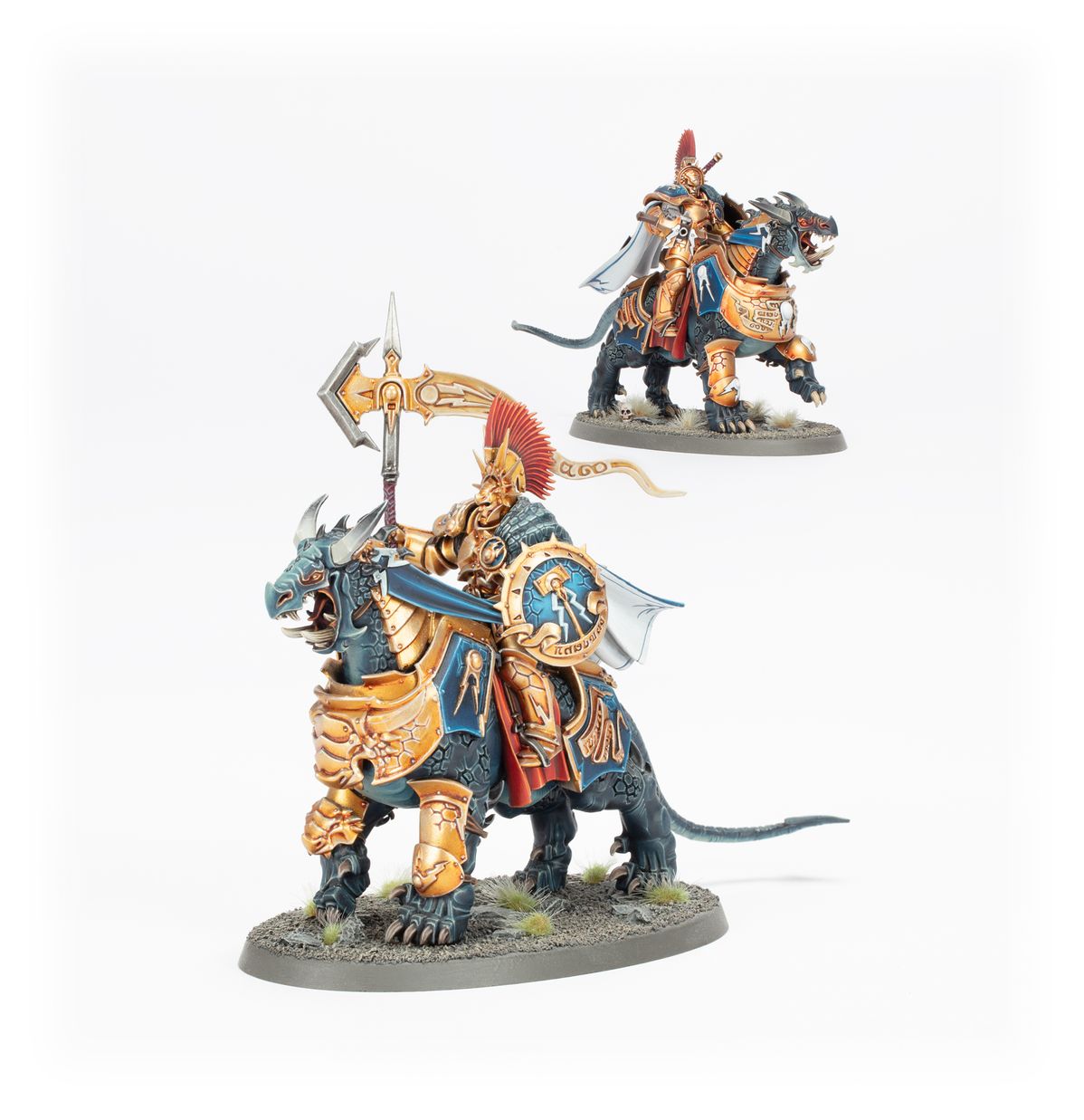 Stormcast Eternals: Dracothian Guard / Lord-Celestant