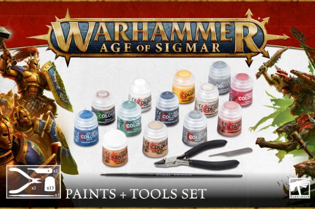 Age of Sigmar Paint+Tool Set