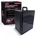 EVORETRO Aluminum Miniatures Display Case with 5 Magnetic Trays