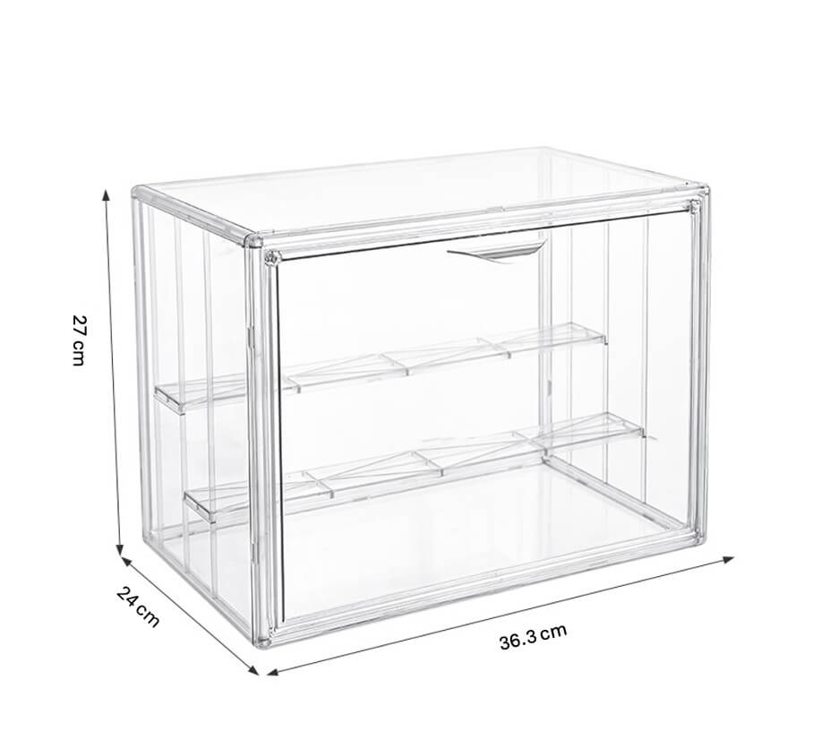 Stackable Collectible Display Box with Magnetic Closure