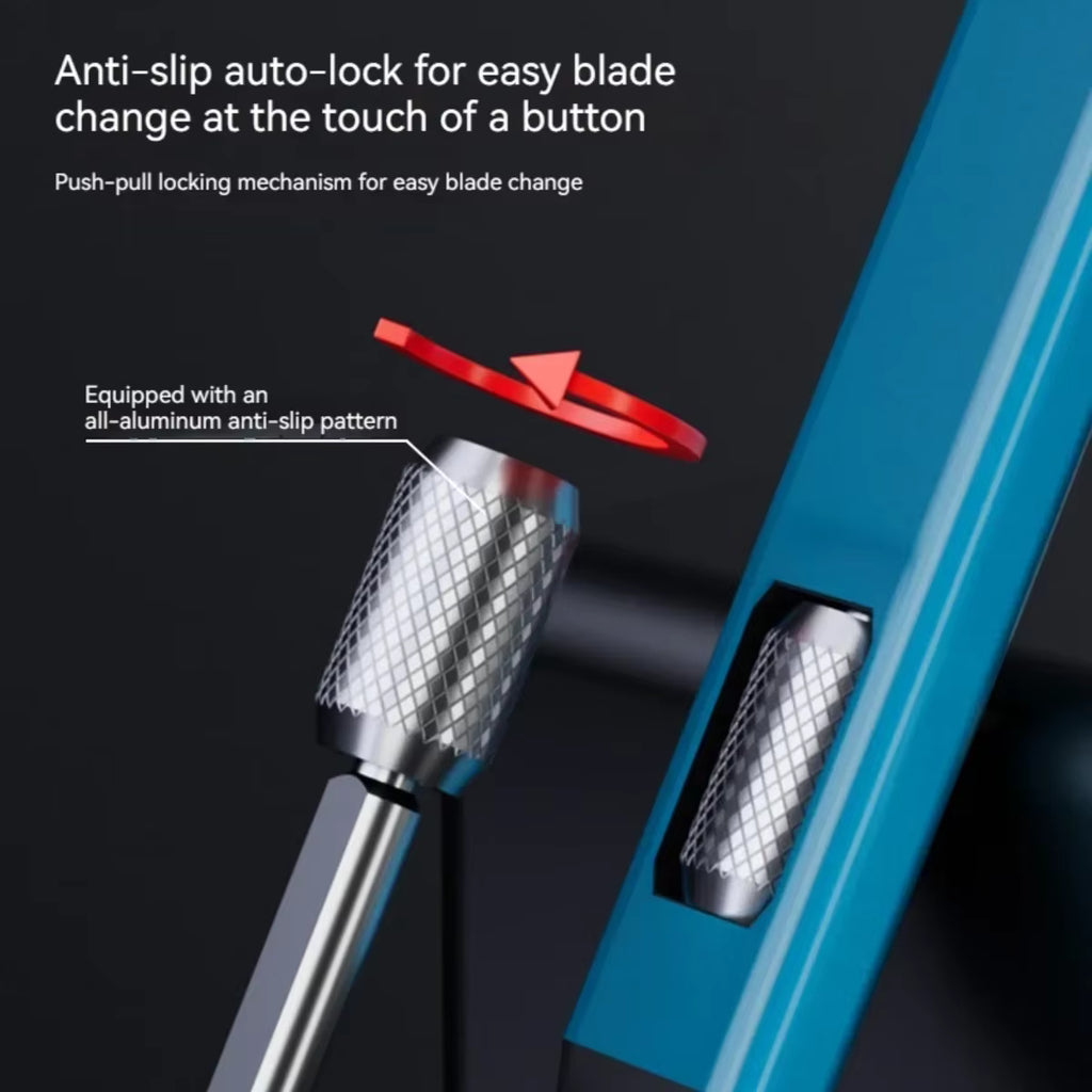 Aluminum Precision Hobby Knife with Spare Blade Storage