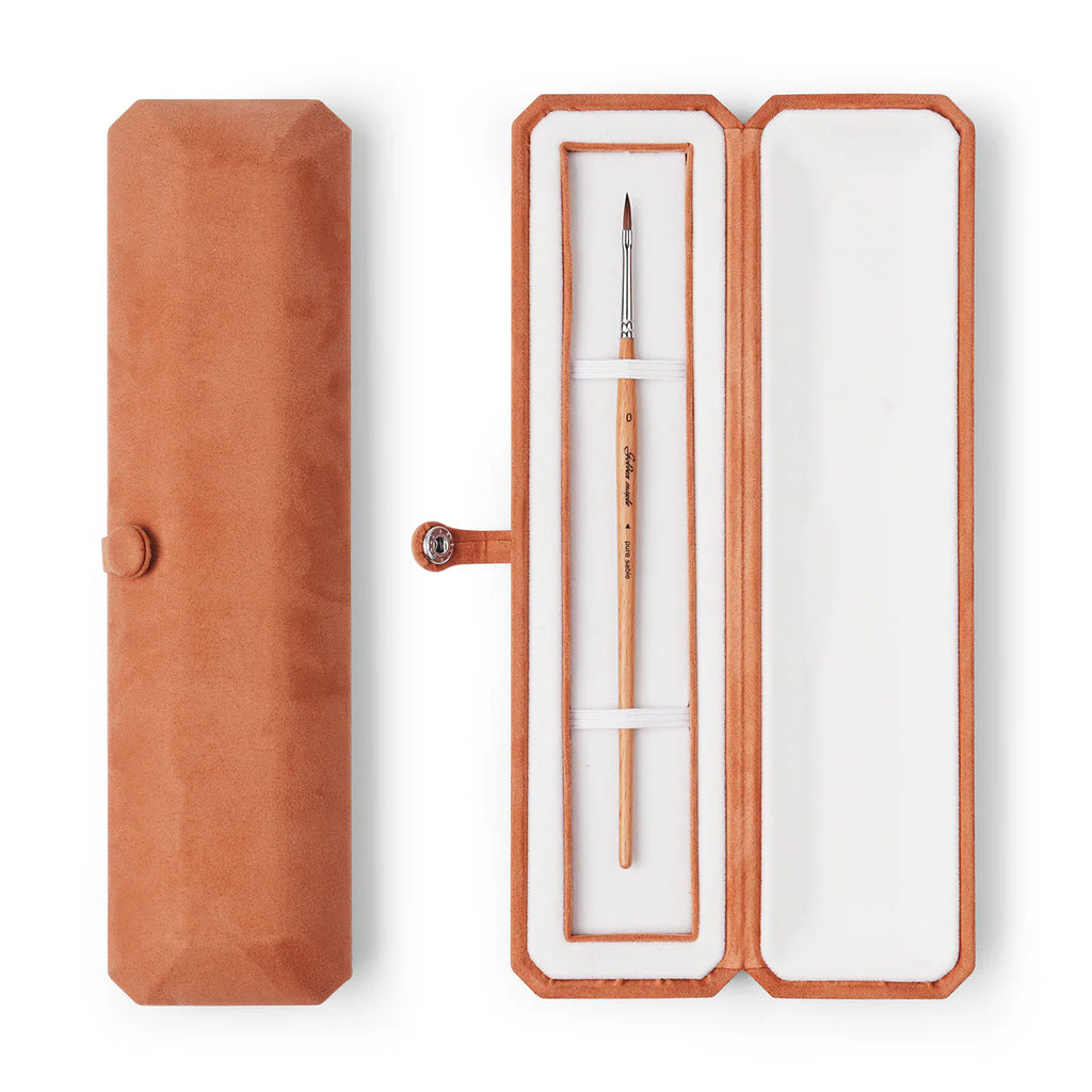 Premium Kolinsky Sable with Beech Wood Handles (Spear Point Size 0)